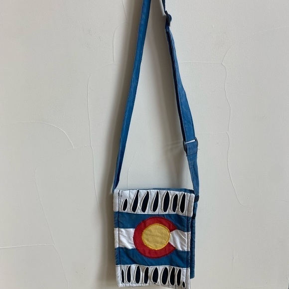 Colorado Flag Themed small to medium sized shoulder bag by Rising International. - Picture 2 of 16
